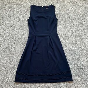Tommy Hilfiger Navy Blue Sleeveless Dress